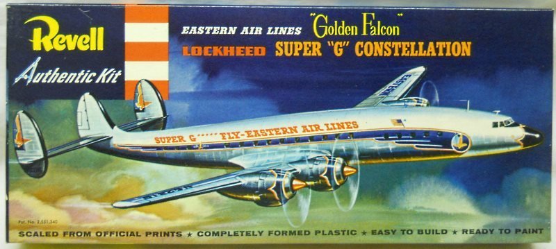Revell 1/128 Lockheed Super G Constellation Eastern Golden Falcon - S Issue, H245-98 plastic model kit